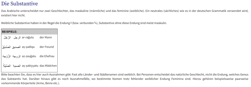 Ägyptisch lernen Grammatik