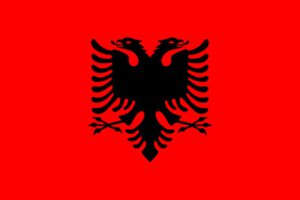 Albanisch lernen Flagge Albanien