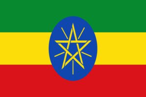 Amharisch lernen Flagge Äthiopien