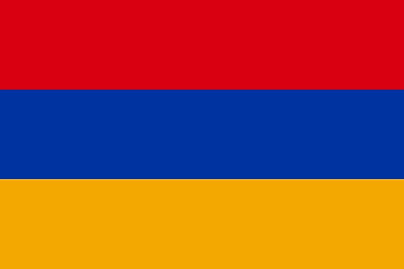 Armenisch lernen Flagge Armenien
