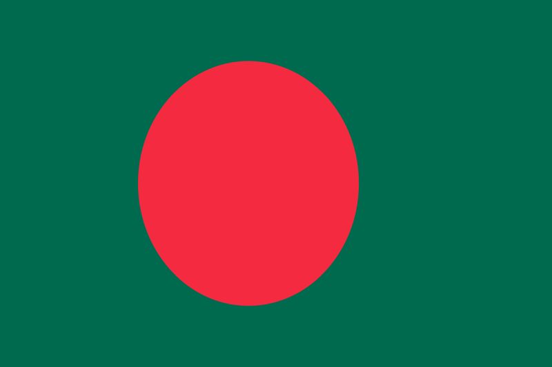 Bengalisch lernen Flagge Bangladesch