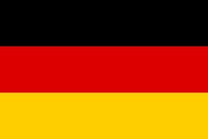 Deutsch lernen Flagge Deutschland