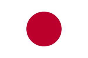 Japanisch lernen Flagge Japan