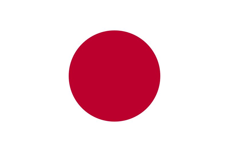 Japanisch lernen Flagge Japan