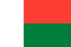 Magassisch lernen Flagge Madagaskar