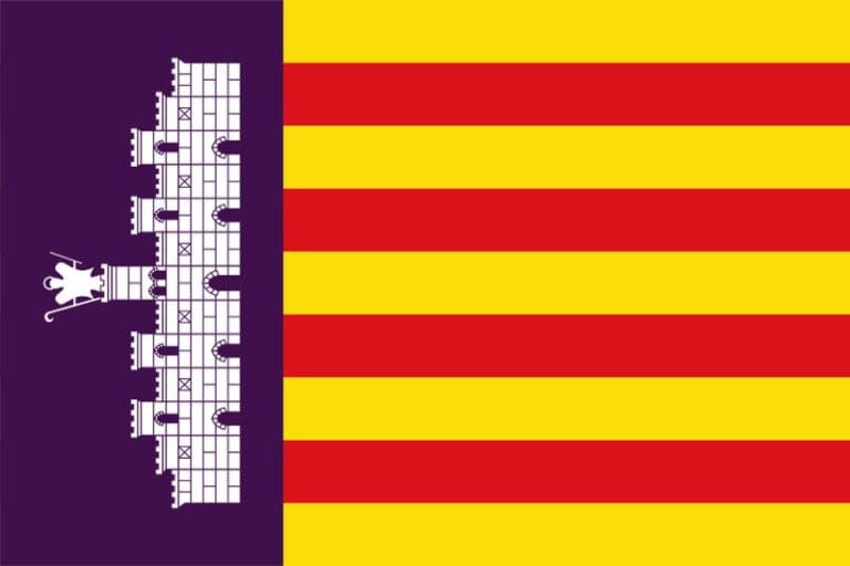 Mallorquinisch lernen Flagge Mallorca