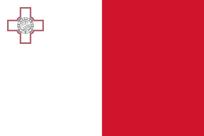 Maltesisch lernen Flagge Malta