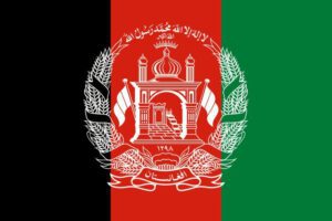 Pashto lernen Flagge Afghanistan