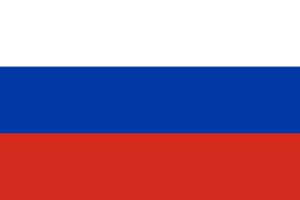 Russisch lernen Flagge Russland