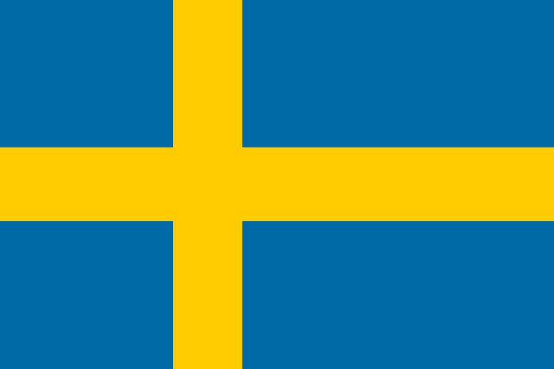 Schwedisch lernen Flagge Schweden