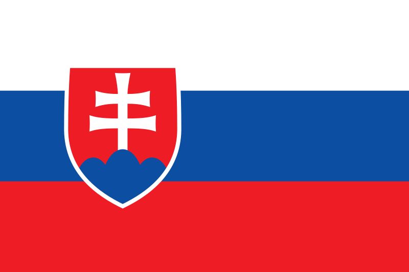 Slowakisch lernen Flagge Slowakei