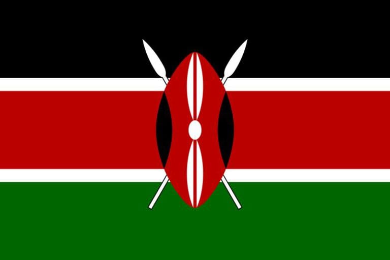 Suaheli lernen Flagge Kenia
