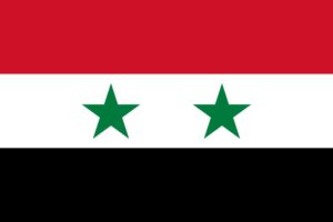 Syrisch lernen Flagge Syrien
