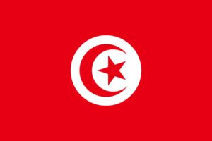 Tunesisch lernen Flagge Tunesien
