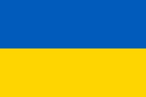 Ukrainisch lernen Flagge Ukraine