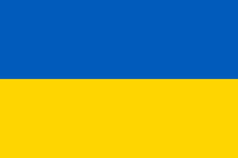 Ukrainisch lernen Flagge Ukraine