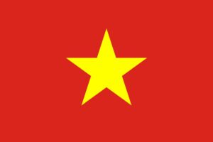 Vietnamesisch lernen Flagge Vietnam
