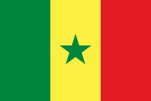 Wolof lernen Flagge Senegal