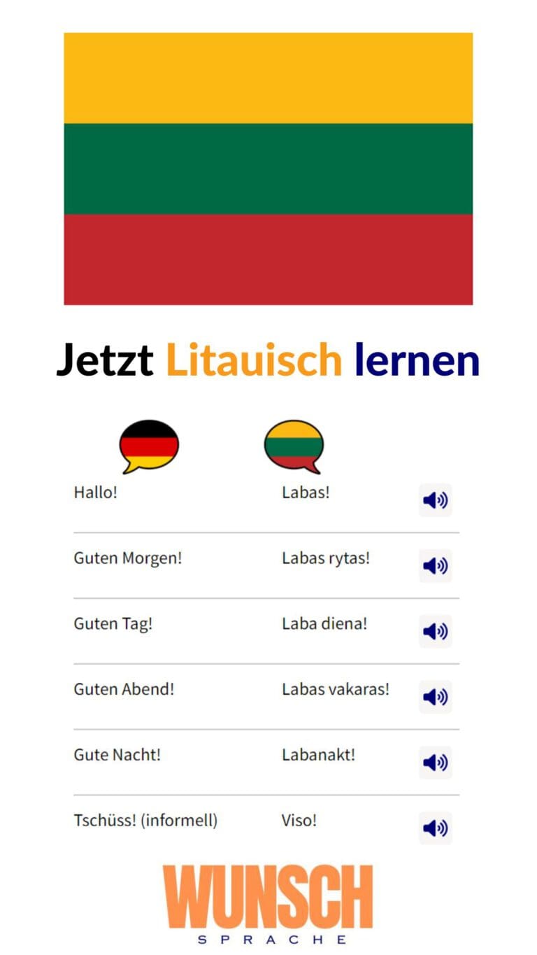 Litauisch lernen auf Pinterest merken