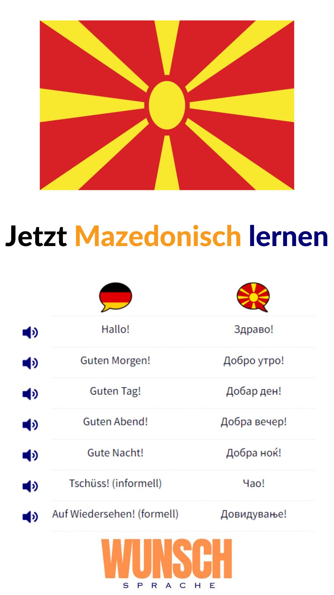 Mazedonisch lernen wunschsprache.de