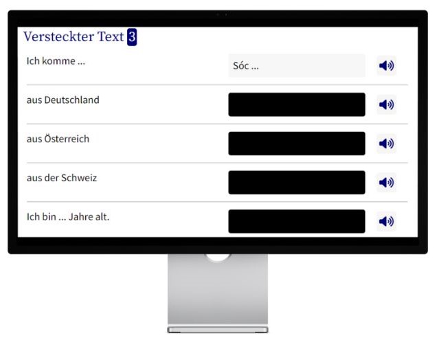 Mallorquinisch lernen mit Konversationstrainer auf wunschsprache.de Desktop