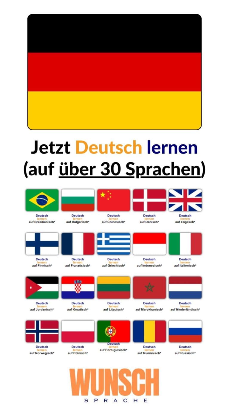 🇩🇪 Deutsch lernen auf Bosnisch - wunschsprache.de