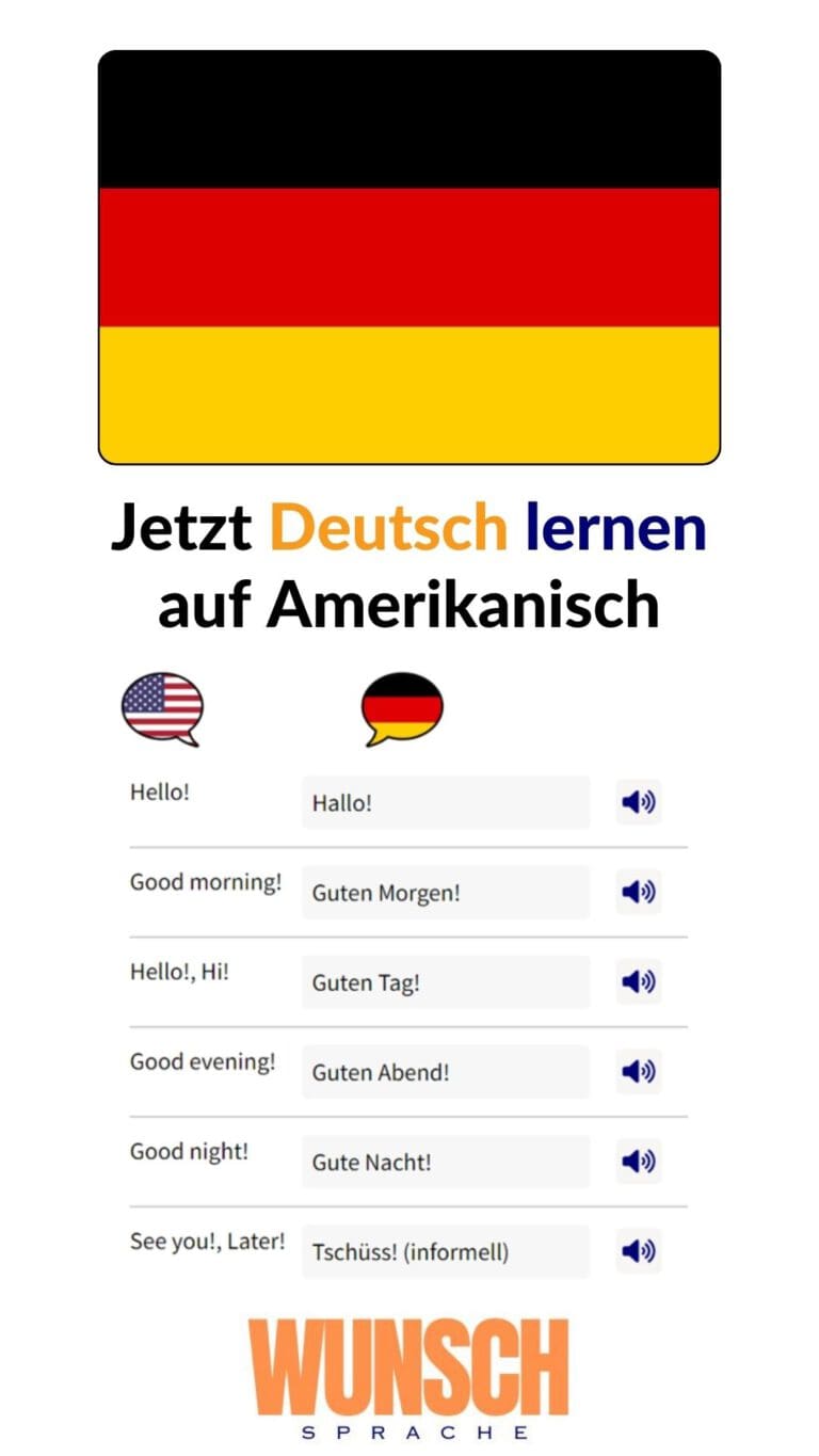 Deutsch lernen auf Amerikanisch auf Pinterest merken