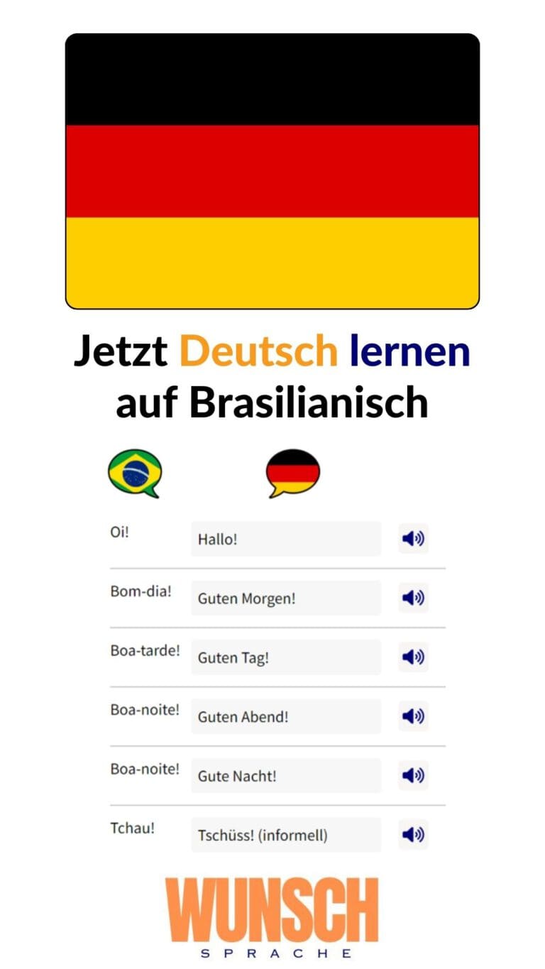 Deutsch lernen auf Brasilianisch auf Pinterest merken