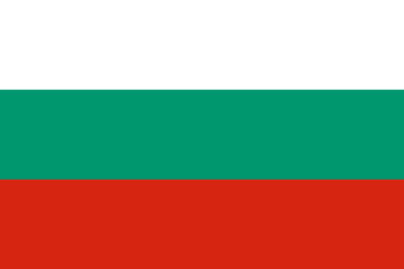 Deutsch lernen auf Bulgarisch Flagge Bulgarien