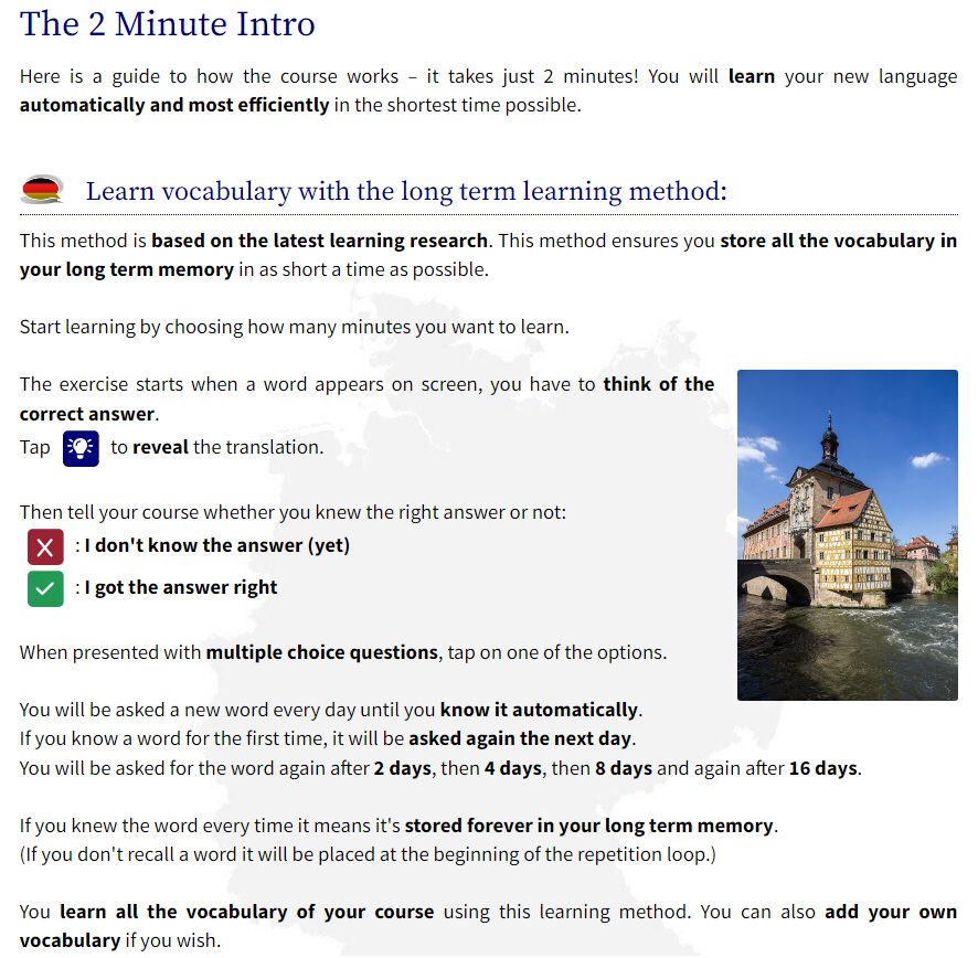 Deutsch lernen auf Englisch Intro