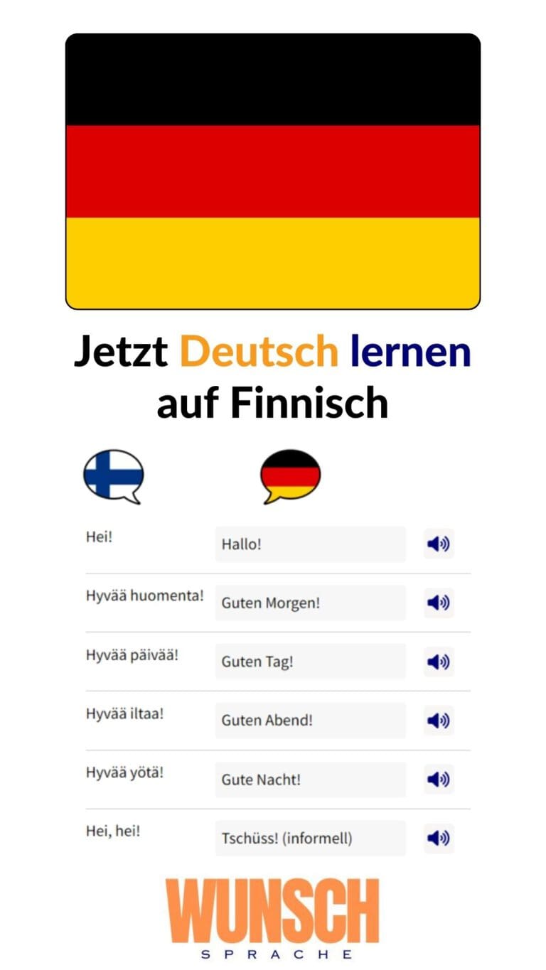 Deutsch lernen auf Finnisch auf Pinterest merken