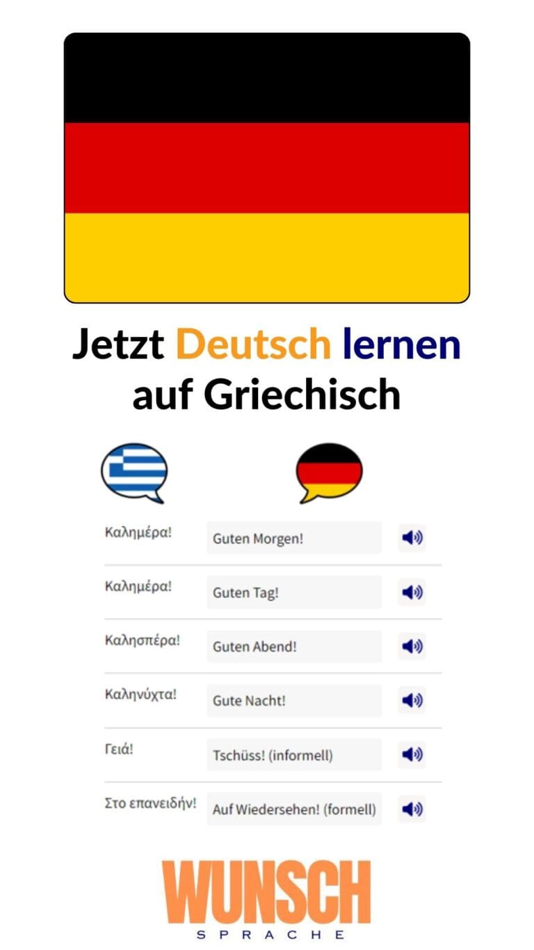 Deutsch lernen auf Griechisch auf Pinterest merken