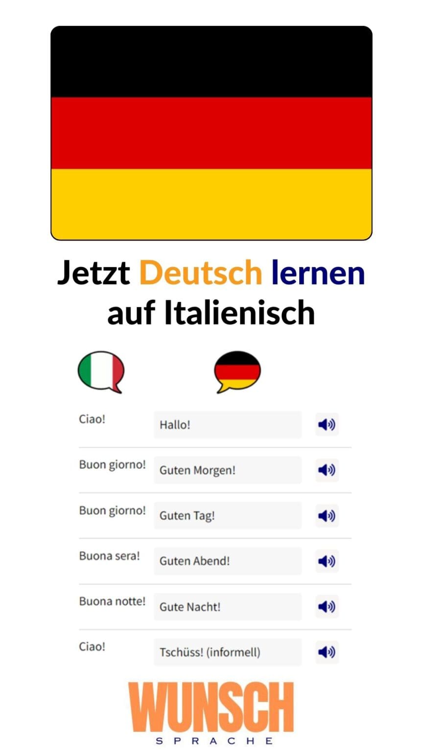 Sprechen Sie Deutsch Auf Italienisch