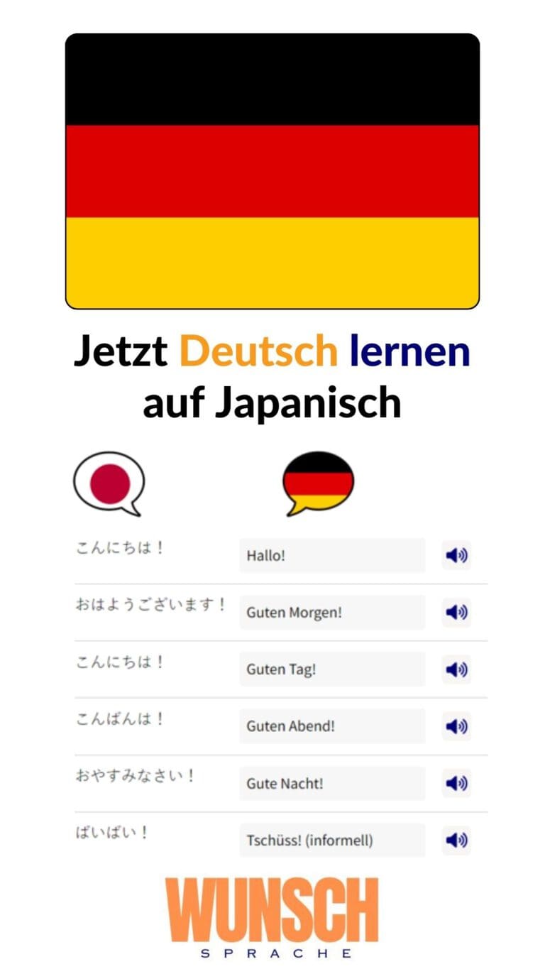 Deutsch lernen auf Japanisch auf Pinterest merken
