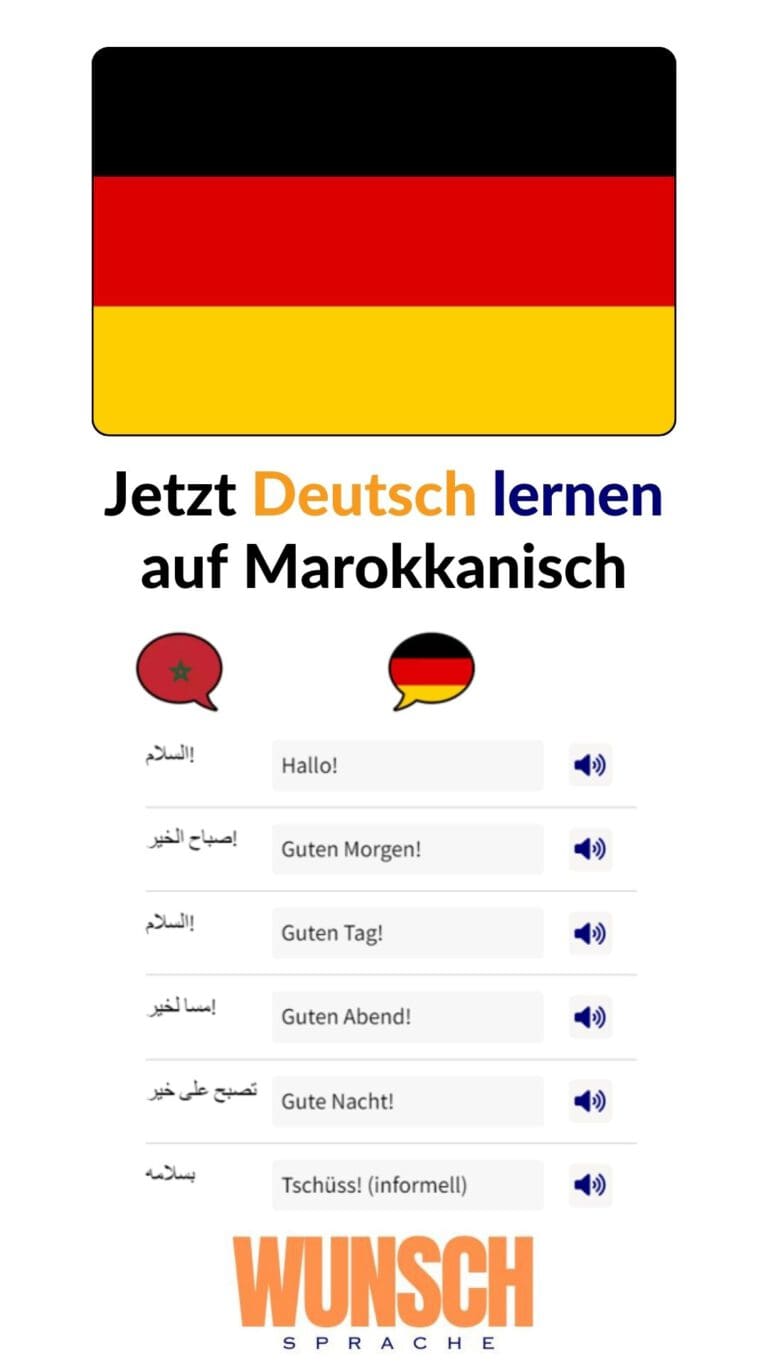 Deutsch lernen auf Marokkanisch auf Pinterest merken