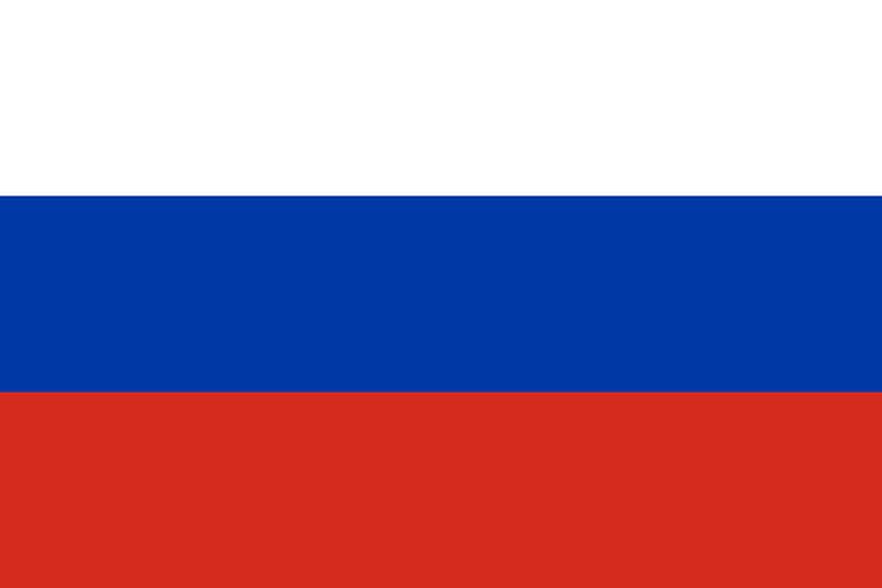 Deutsch lernen auf Russisch Flagge Russland