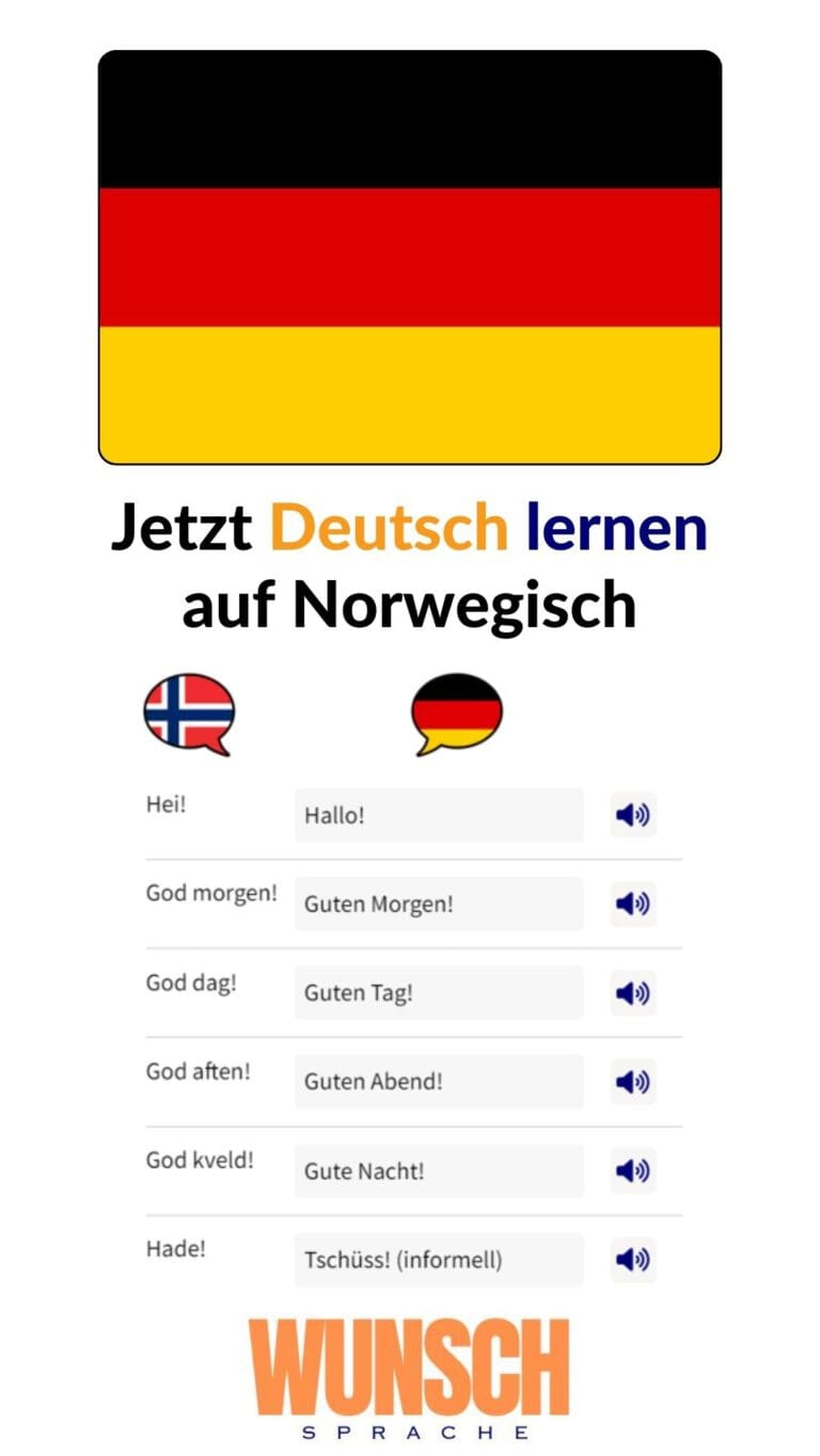 Deutsch lernen auf Norwegisch auf Pinterest merken
