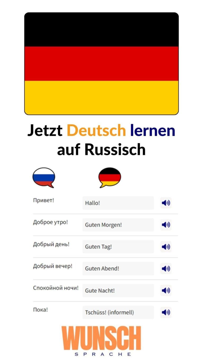 Deutsch lernen auf Russisch auf Pinterest merken