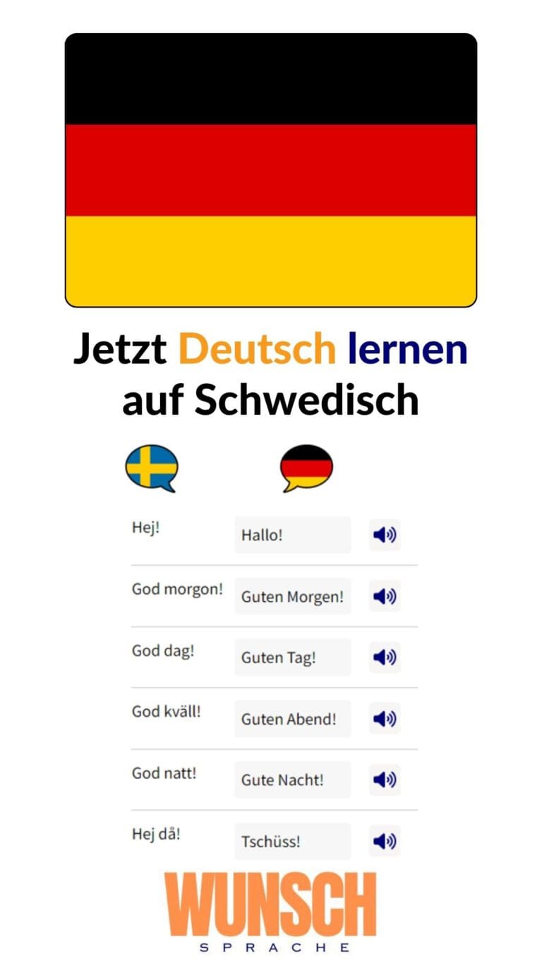 Deutsch lernen auf Schwedisch auf Pinterest merken