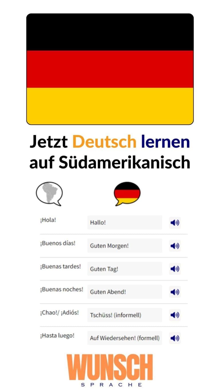 Deutsch lernen auf Südamerikanisch auf Pinterest merken