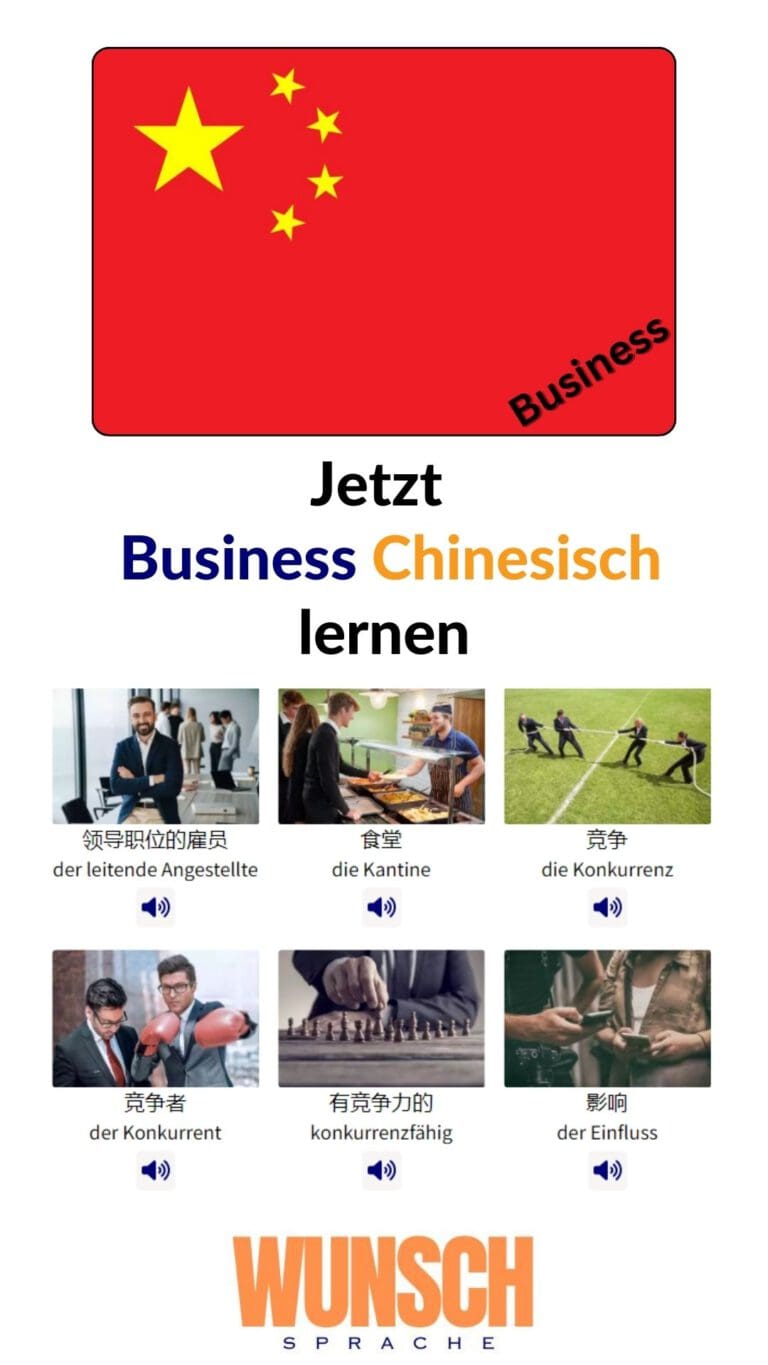 Business Chinesisch lernen Pinterest