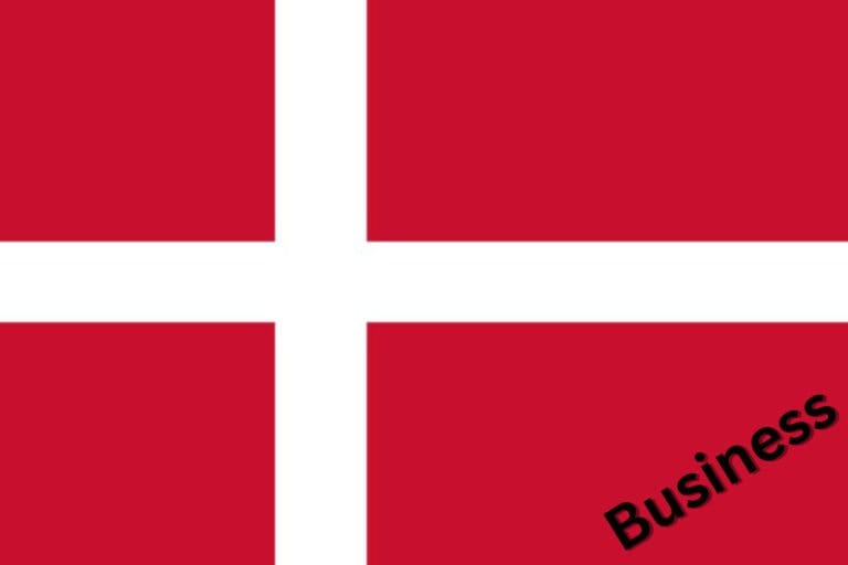Business Dänisch lernen Flagge Dänemark