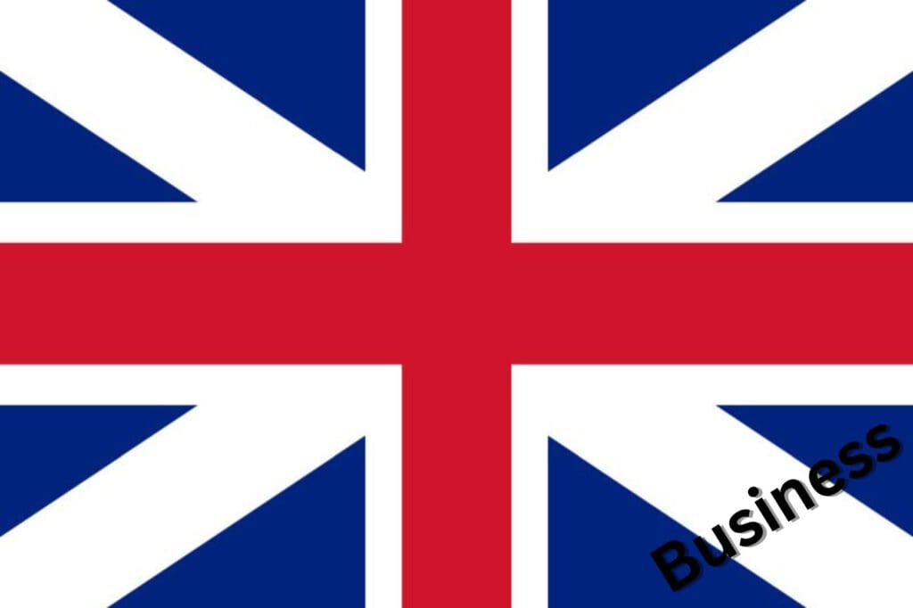 Business Deutsch auf Englisch lernen Flagge Vereinigtes Königreich