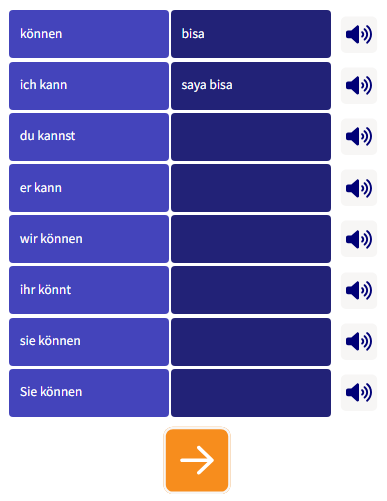 Business Deutsch auf Indonesisch lernen Verbtrainer