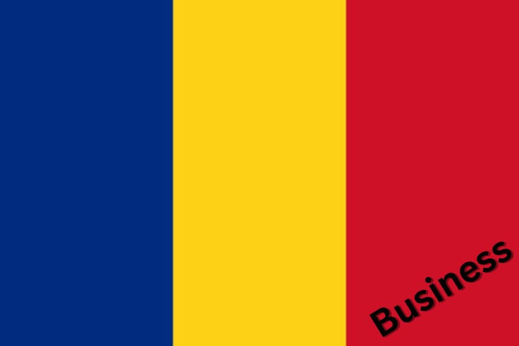 Business Deutsch auf Rumänisch lernen Flagge Rumänien