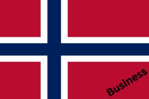 Business Norwegisch lernen Flagge Norwegen