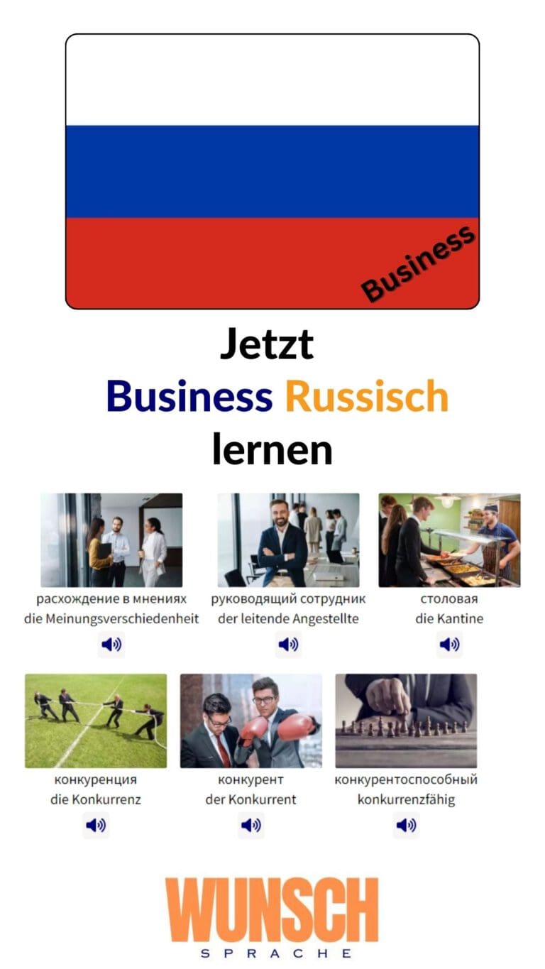 Business Russisch lernen Pinterest