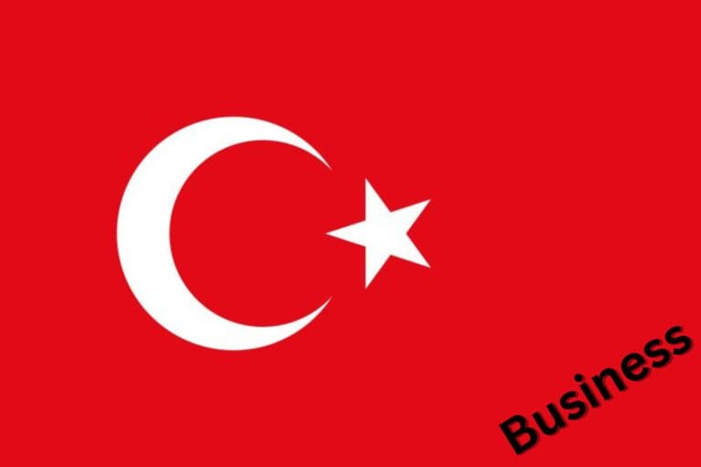 Business Türkisch lernen Flagge Türkei