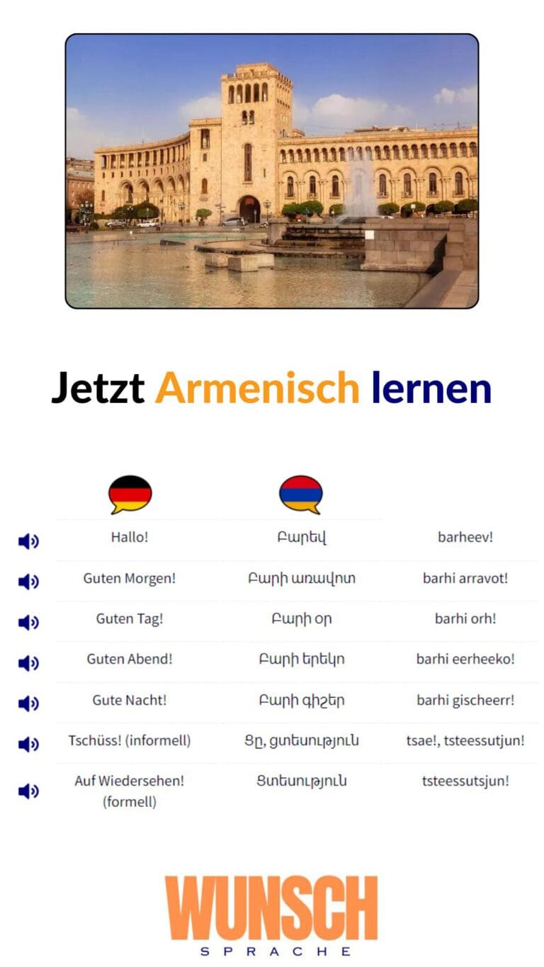 Armenisch lernen Pinterest Landschaft - wunschsprache.de