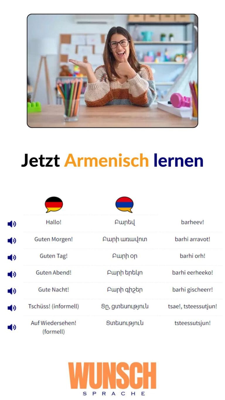 Armenisch lernen Pinterest Personen - wunschsprache.de